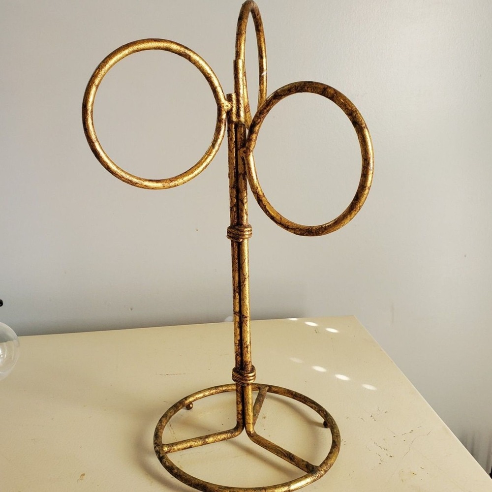 Towel Rack Counter Top Gold 16: Tall